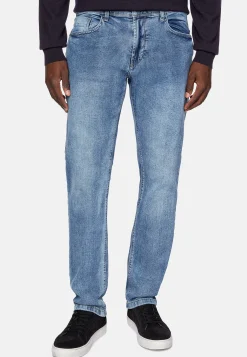 5 Poches En Denim Clair