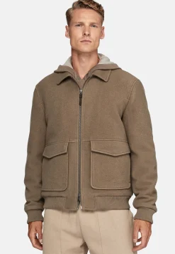 Bomber En Laine Rembourrée