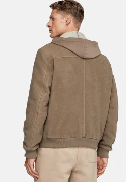 Bomber En Laine Rembourrée