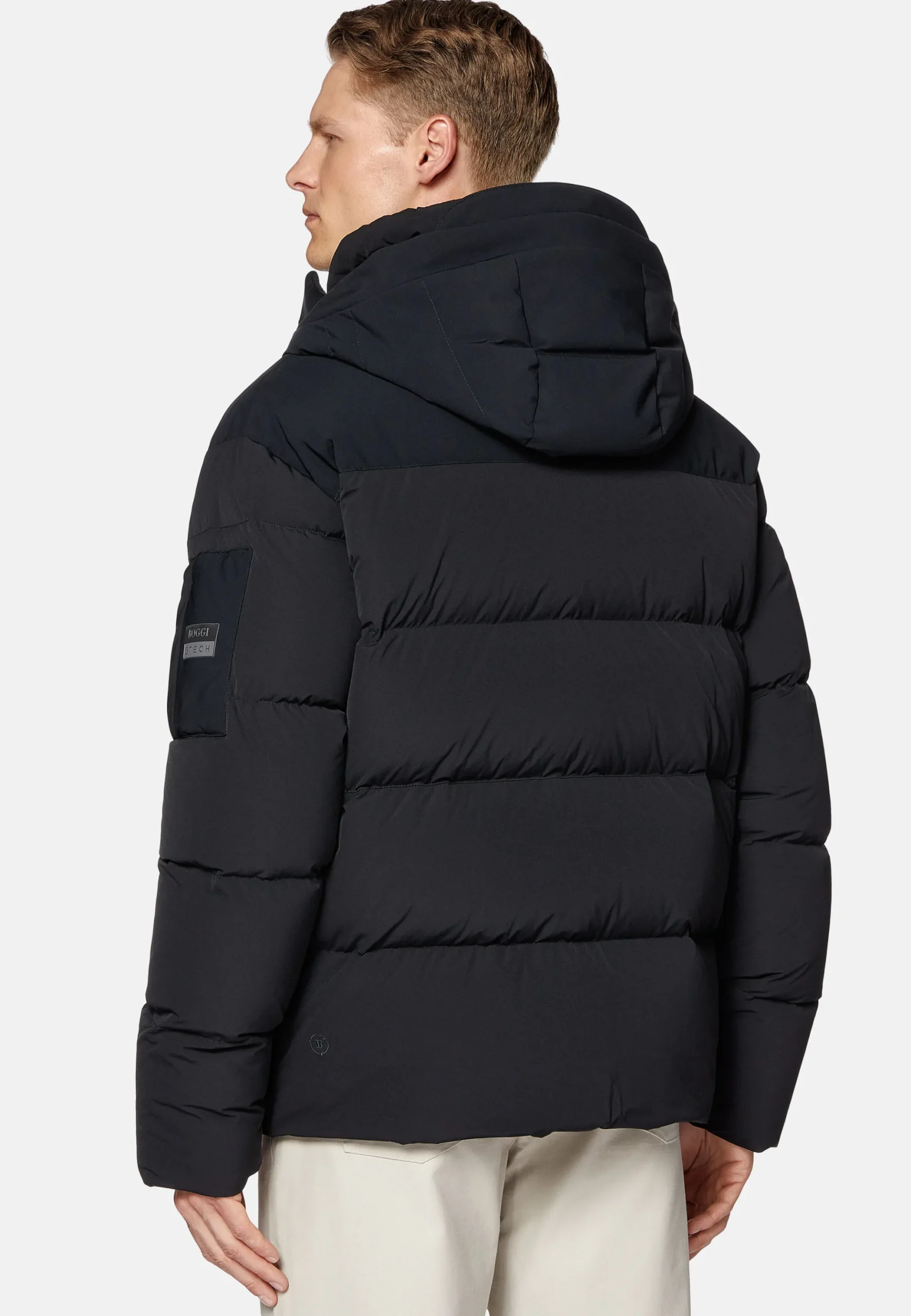 Bomber En Nylon Recyclé En Plume D'Oie BTech