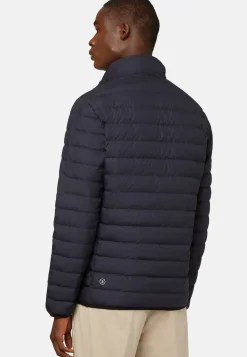 Bomber En Tissu Recyclé Et Duvet D'Oie