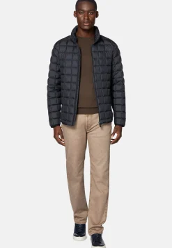 Bomber En Tissu Technique En Plume D'Oie