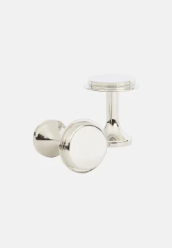Boutons De Manchette Ronds Base Lettre