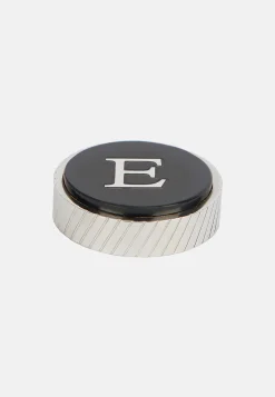 Boutons De Manchette Ronds Lettre E