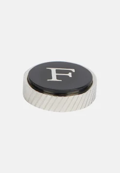 Boutons De Manchette Ronds Lettre F