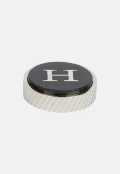 Boutons De Manchette Ronds Lettre H