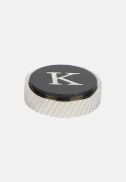 Boutons De Manchette Ronds Lettre K