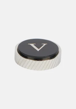Boutons De Manchette Ronds Lettre V