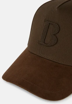 Casquette Avec Visière Et Broderie En Coton