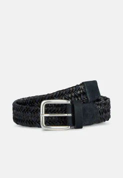 Ceinture Tressée Extensible En Cuir Mélangé