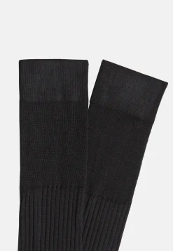 Chaussettes À Côtes En Coton