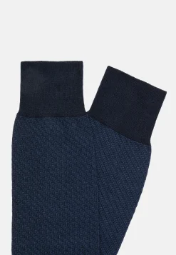 Chaussettes Micro Motif En Coton Biologique