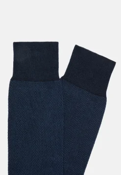 Chaussettes Motif À Chevrons En Coton Bio