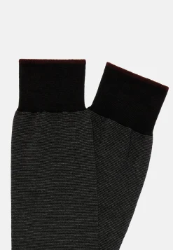 Chaussettes Rayées Micro Motif En Coton Bio