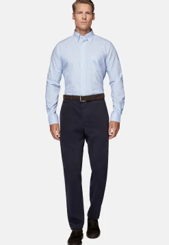 Chemise À Carreaux En Popeline De Coton Regular Fit