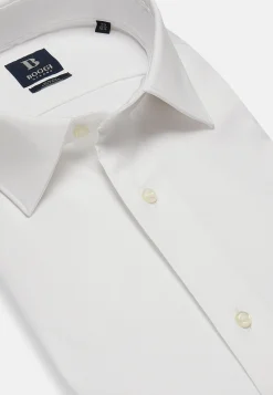 Chemise Blanche En Coton Pinpoint Slim Fit