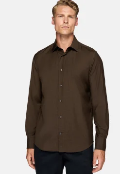 Chemise En Laine Regular Fit