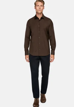 Chemise En Laine Regular Fit