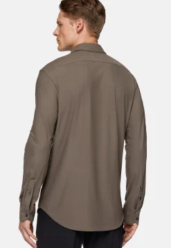 Chemise En Nylon Extensible Slim Fit