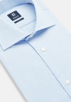 Chemise En Sergé De Coton Slim Fit