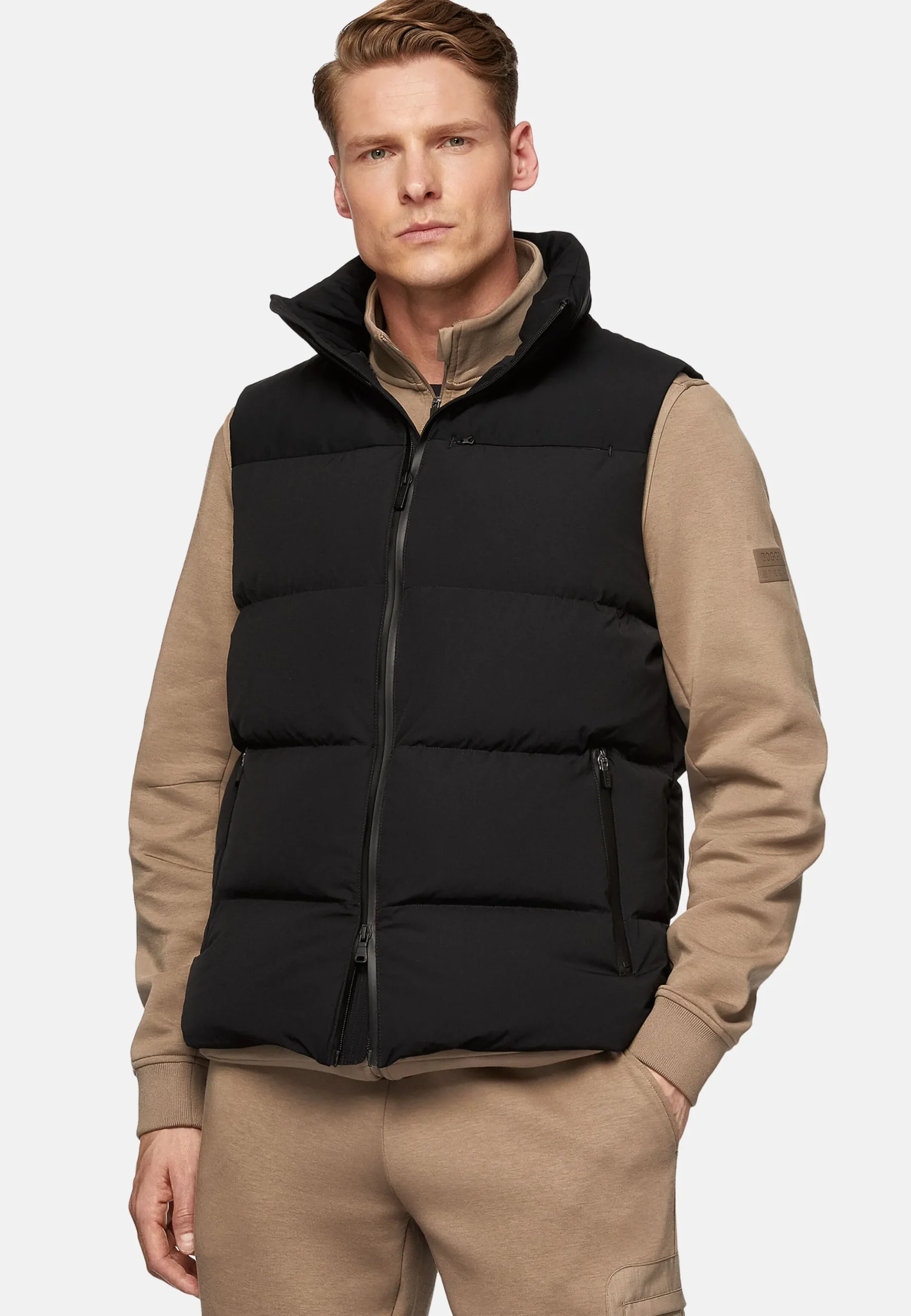 Gilet En Nylon Extensible En Plume D'Oie B Tech