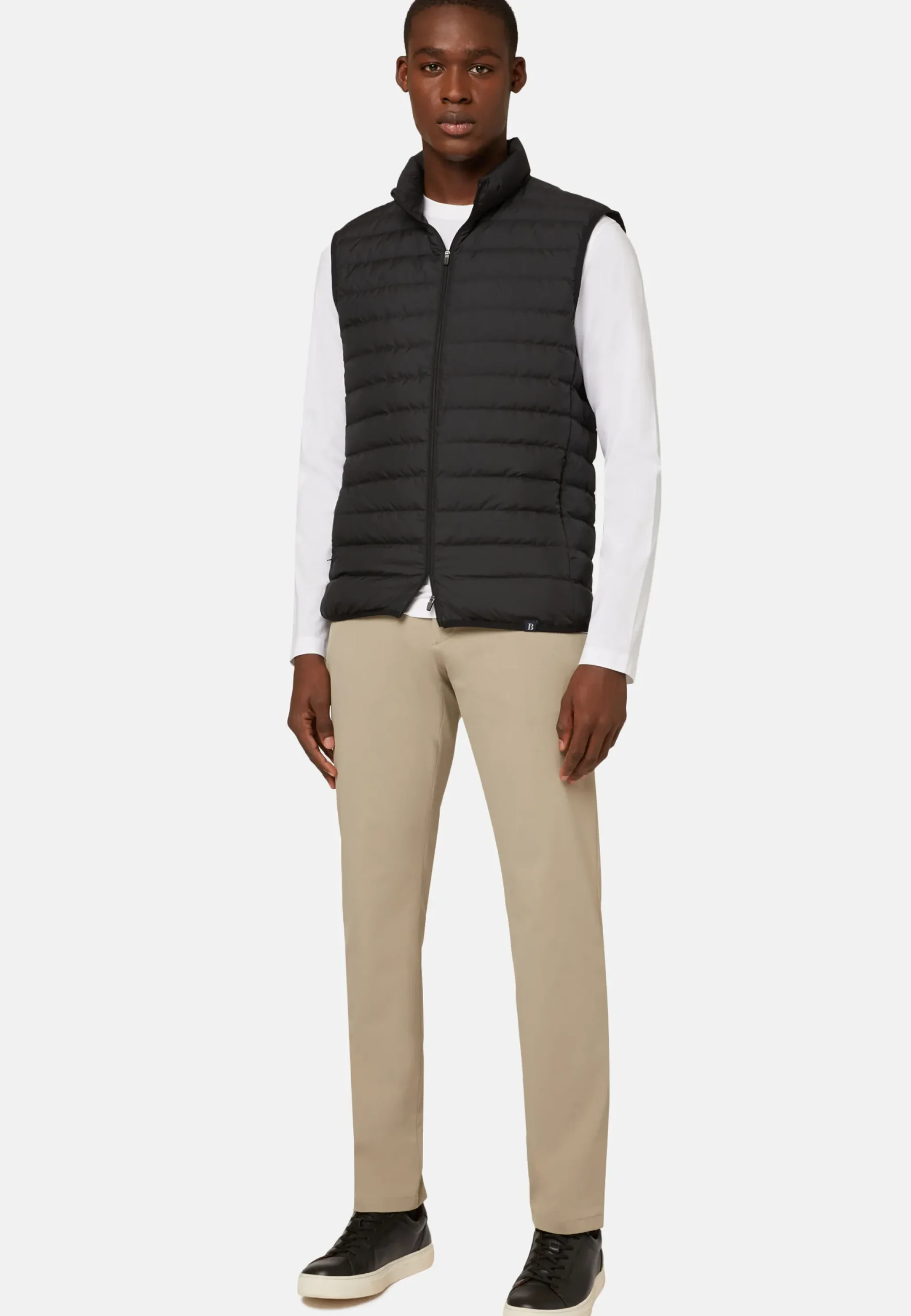 Gilet En Tissu Recyclé En Duvet D'Oie