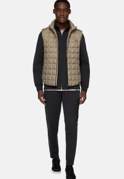 Gilet En Tissu Technique De Plume D'Oie