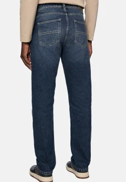 Jean En Denim Extensible Bleu Foncé