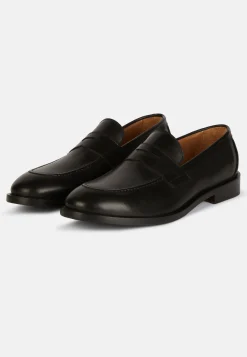 Mocassin En Cuir Tamponné