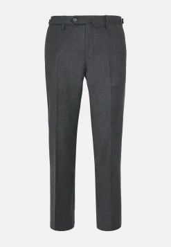 Pantalon En Flanelle Extensible.