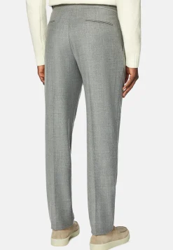 Pantalon En Flanelle Extensible.
