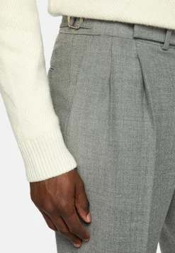 Pantalon En Flanelle Extensible.