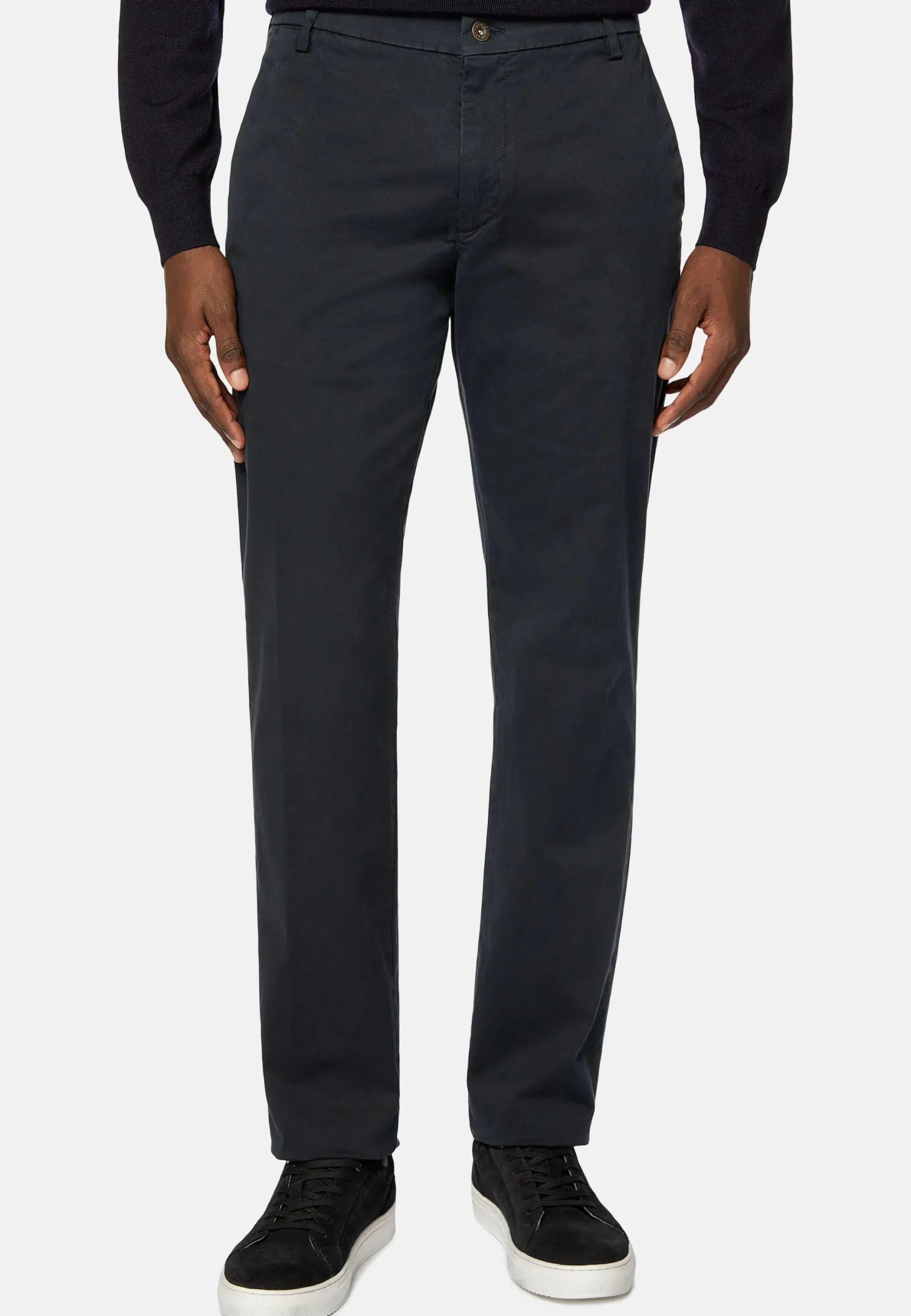 Pantalon En Gabardine De Coton