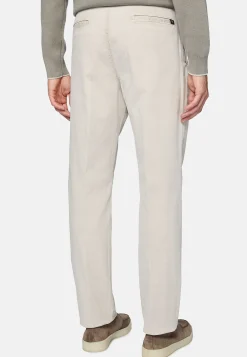Pantalon En Gabardine De Coton Extensible