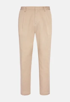 Pantalon En Gabardine De Coton Extensible