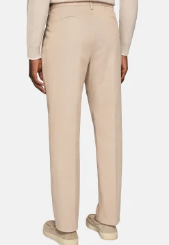 Pantalon En Gabardine De Coton Extensible