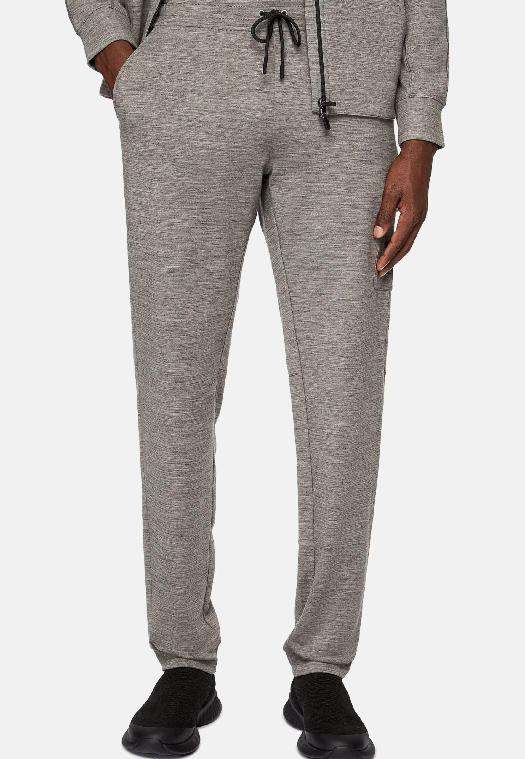 Pantalon En Scuba Léger Et Laine Mélangés