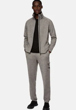 Pantalon En Scuba Léger Et Laine Mélangés