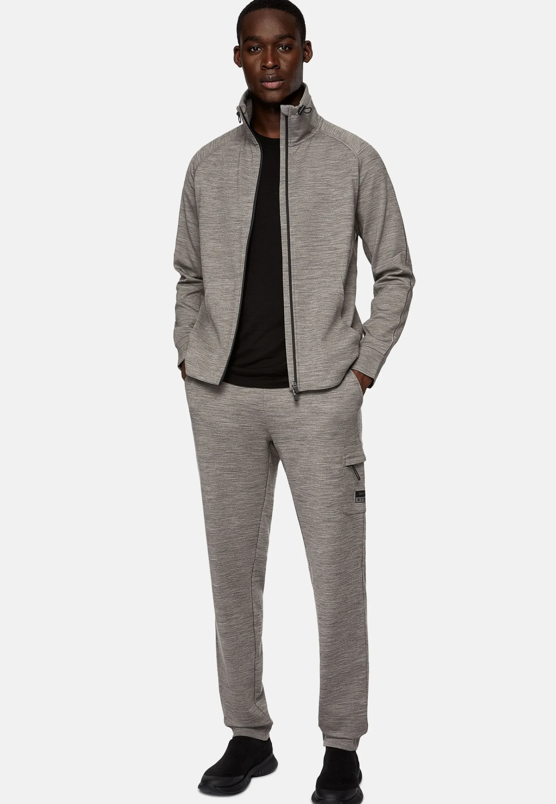 Pantalon En Scuba Léger Et Laine Mélangés