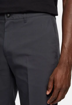 Pantalon En Tissu Technique Et Coton