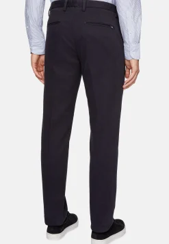 Pantalon En Tricotine De Coton