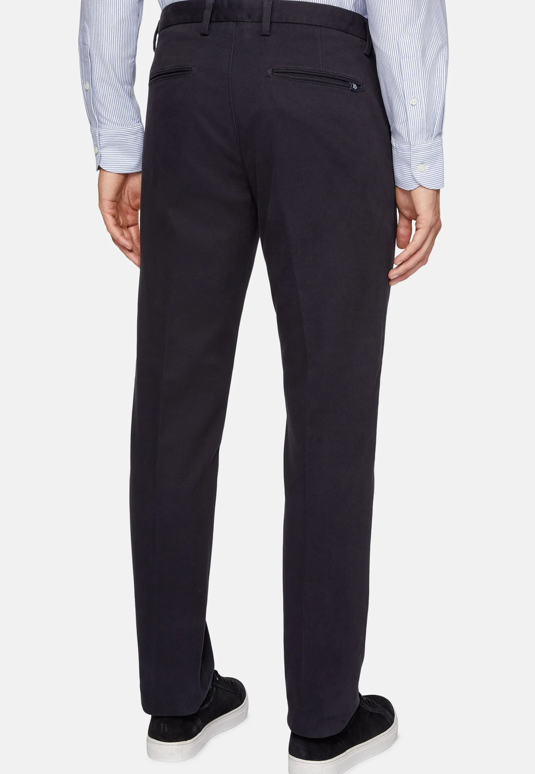 Pantalon En Tricotine De Coton
