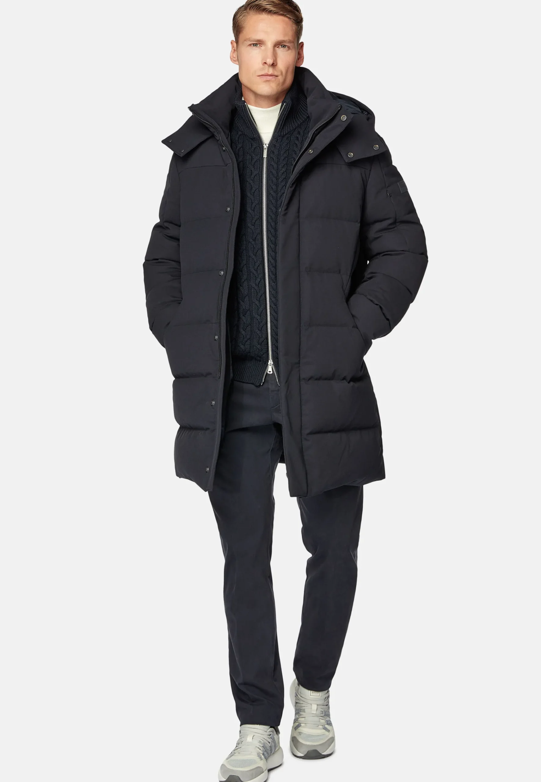 Parka En Nylon En Plume D'Oie BTech