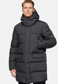 Parka En Tissu Technique Plume D'Oie BTech