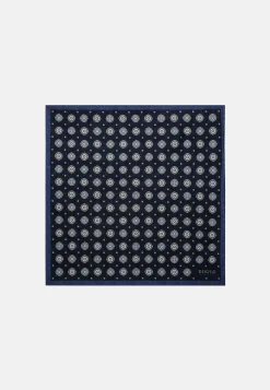 Pochette Motif Médaillon En Soie