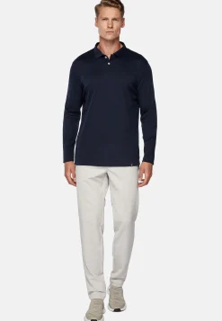 Polo En Jersey Performant Coton Mélangé