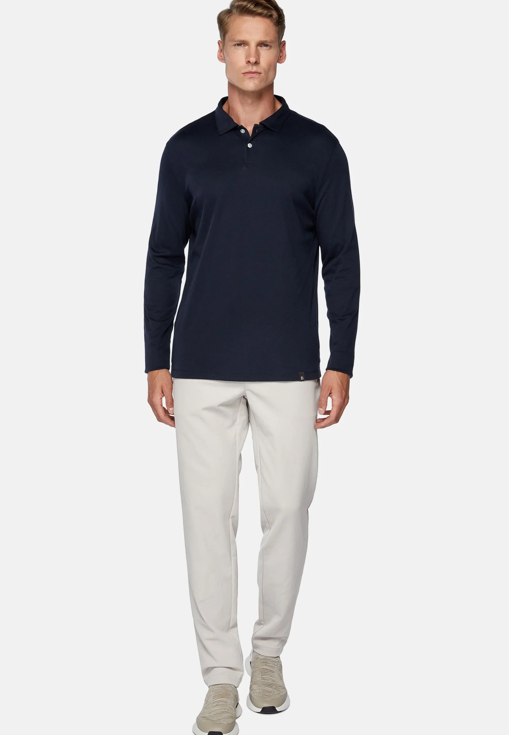 Polo En Jersey Performant Coton Mélangé