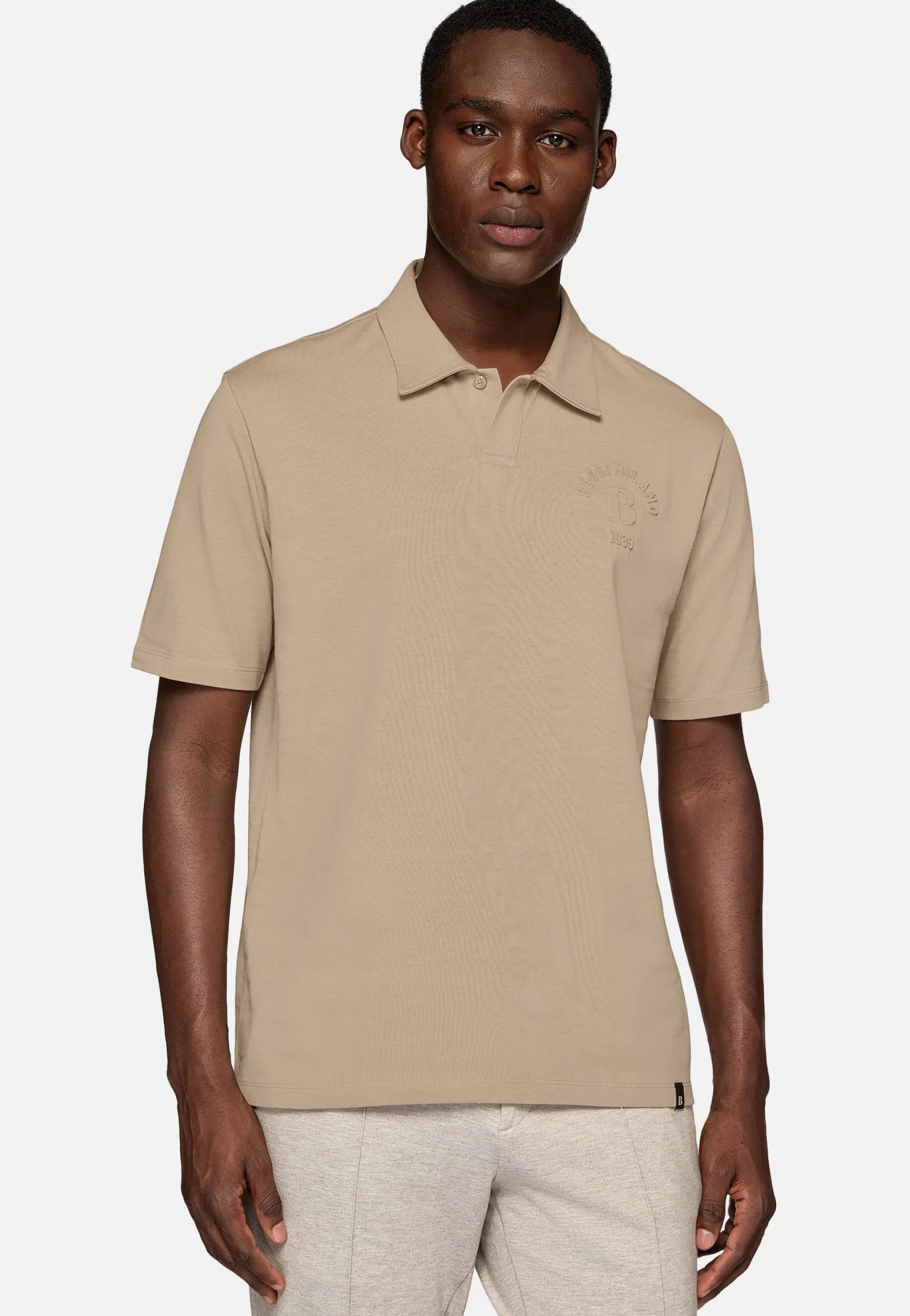 Polo En Mélange De Jersey Et Coton Bio