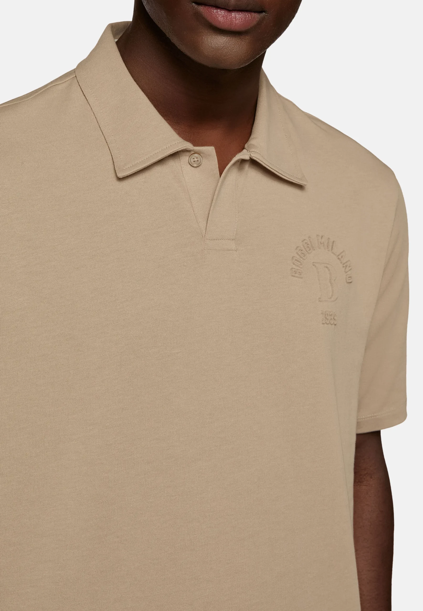 Polo En Mélange De Jersey Et Coton Bio