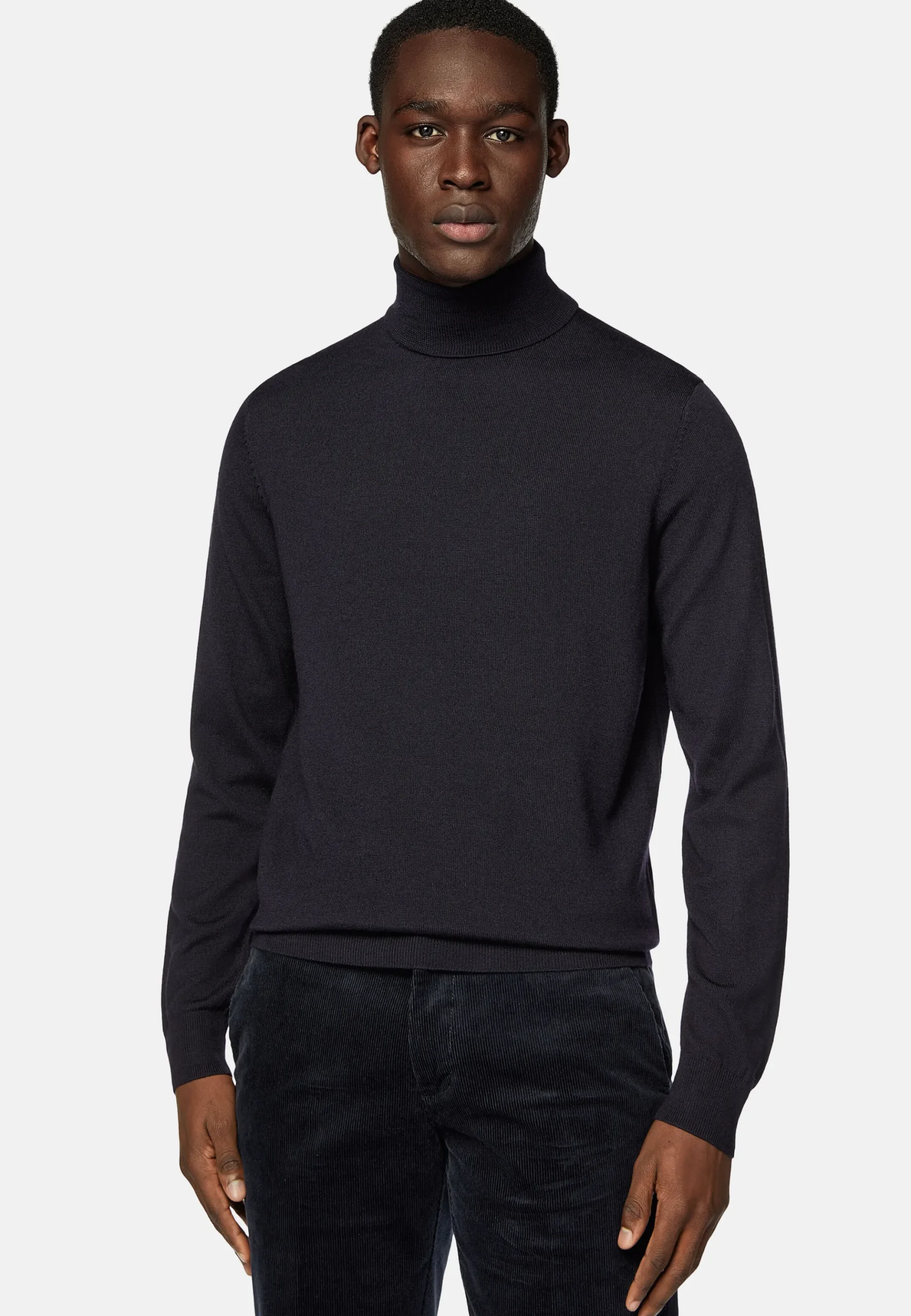 Pull Col Roulé En Laine Mérinos